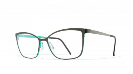 Blackfin Amelie Eyeglasses, GREY/AQUA GREEN 557