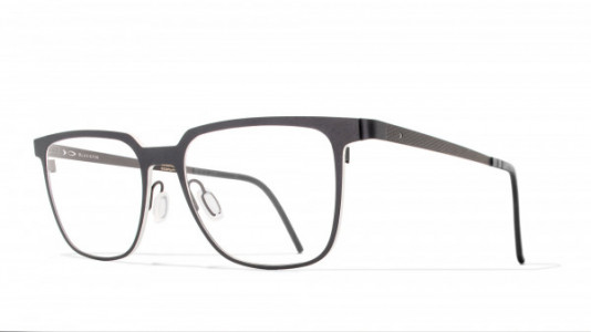 Blackfin Barrington Eyeglasses, Black & Silver - C532
