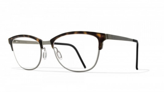 Blackfin Cap Martinet Eyeglasses, Titanium & Havana - C671