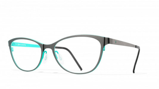 Blackfin Casey Eyeglasses, Grey & Aqua Green - C557