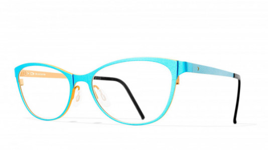 Blackfin Casey Eyeglasses, Light Blue & Brow - C570