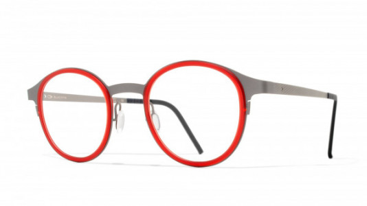 Blackfin Cutler Eyeglasses, Silver & Red - C657