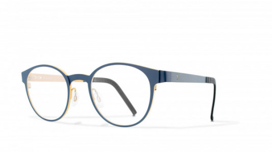 Blackfin Key West Eyeglasses, Blue & Mustard - C588