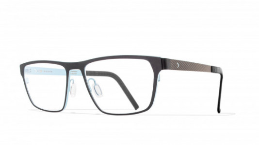 Blackfin Lincoln Eyeglasses, Black & L. Blue - C528