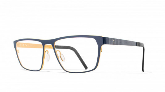 Blackfin Lincoln Eyeglasses, Blue & Mustard - C588
