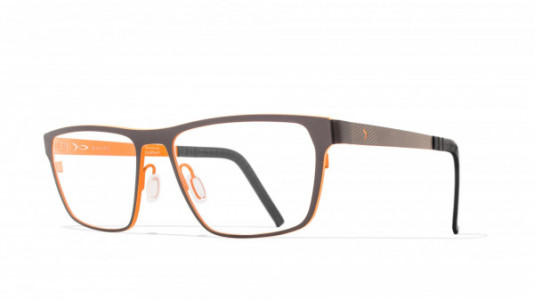 Blackfin Lincoln Eyeglasses, Grey & Orange - C684