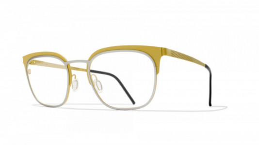 Blackfin Marrowstone Eyeglasses, Matte Silver & Yellow - C864
