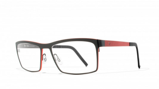 Blackfin Norman Eyeglasses, Black & Red - C432