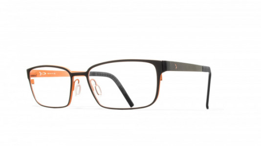 Blackfin Otter Rock Eyeglasses, Black & Orange - C176