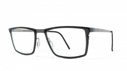 Blackfin Rockland Eyeglasses, Gunmetal & Black - C655