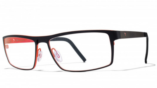 Blackfin Shanks Eyeglasses, RED/TITANIUM 545