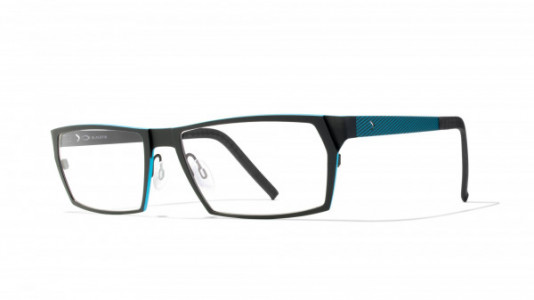 Blackfin Spectrum Eyeglasses, Black & Cyan - C423