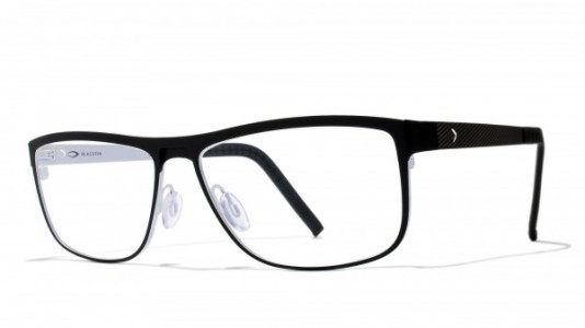 Blackfin Woodford Eyeglasses, BLACK/WHITE 158