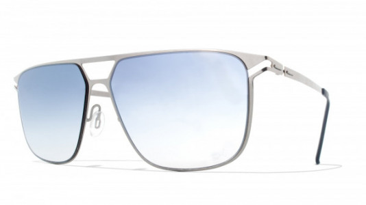 Blackfin Funders Sunglasses, Shiny Silver/MrGrey 100