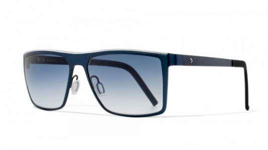 Blackfin Keyport Sunglasses, Navy Blue & Silver - C882