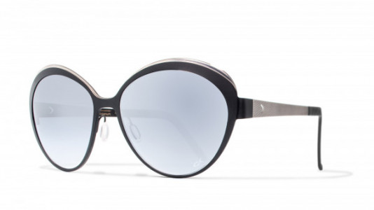 Blackfin Martinique Sunglasses, BLACK/SILVER 649