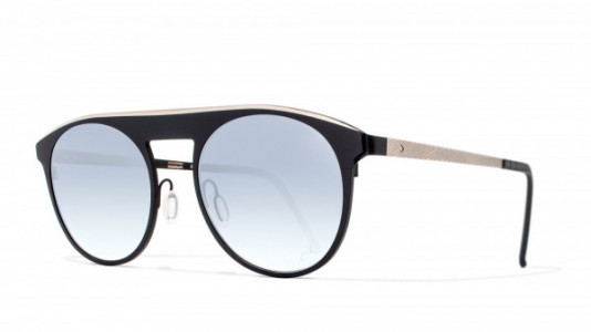 Blackfin Oyster Bay Sunglasses, BLACK/SILVER 649