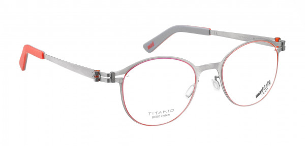 Mad In Italy Calice Eyeglasses, Grey/Red R02