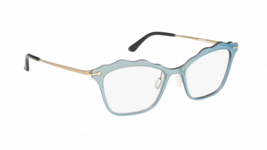 Mad In Italy Origano Eyeglasses, Mirrored Green - C03