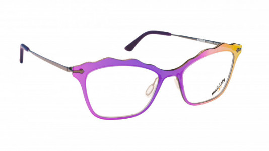 Mad In Italy Origano Eyeglasses, Mirror Purple & Green - H02