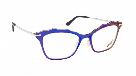 Mad In Italy Origano Eyeglasses, Mirror Blue & Violet - V01