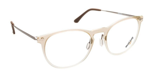 Mad In Italy Paride Eyeglasses, Clear Beige - M01