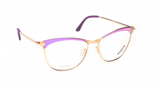 Mad In Italy Penelope Eyeglasses, Gold & Purple - H01