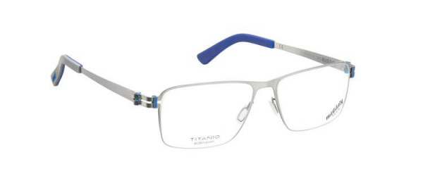 Mad In Italy Saturno Eyeglasses, Bobo Natural Titanium Blue B01