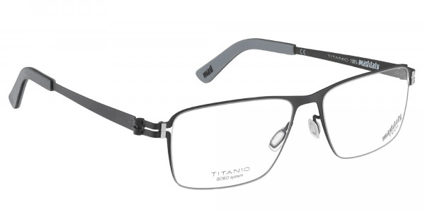 Mad In Italy Saturno Eyeglasses, Bobo Black Titanium X04
