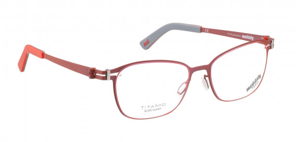 Mad In Italy Sinope Eyeglasses, Red/Grey R02