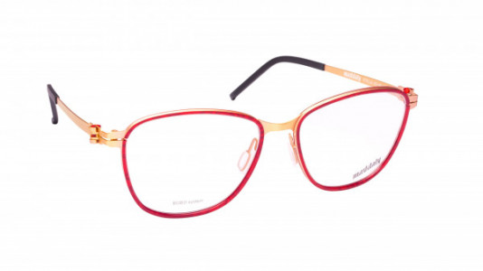Mad In Italy Stella Eyeglasses, Red & Gold - R03