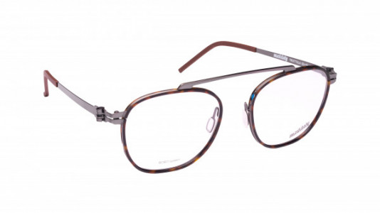 Mad In Italy Trottola Eyeglasses, Brown & Silver - M01