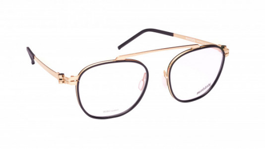 Mad In Italy Trottola Eyeglasses, Black & Gold - N02
