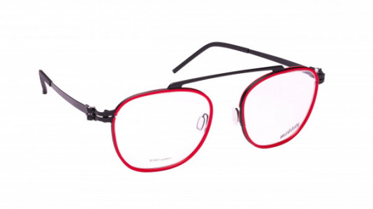 Mad In Italy Trottola Eyeglasses, Red & Black - R03