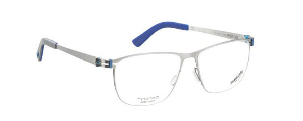 Mad In Italy Urano Eyeglasses, Bobo Natural Titanium Blue B01