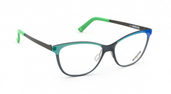 Mad In Italy Zucca Eyeglasses, Mirror Green Stripes Q08