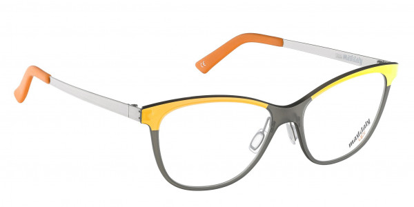 Mad In Italy Zucca Eyeglasses, Mirror Orange Stripes R55
