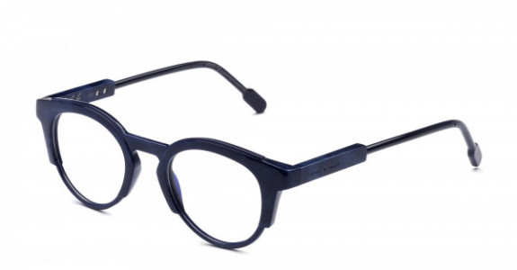 Italia Independent Robin Eyeglasses, Dark Blue/Blue Acetate .021.022