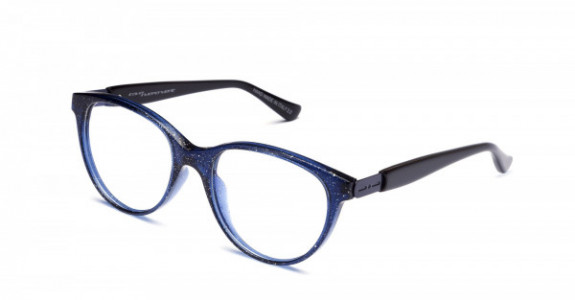 Italia Independent Emma Eyeglasses, Blue Glitter Glossy Acetate .021.GLT