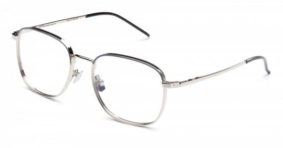 Italia Independent Elliot Eyeglasses, Silver/Mastic .075.070