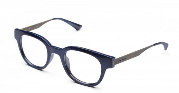 Italia Independent Andy Eyeglasses, Acetate Dark Blue Glossy .021.022