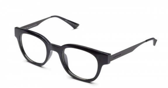 Italia Independent Andy Eyeglasses, Black/Grey Acetate .009.071