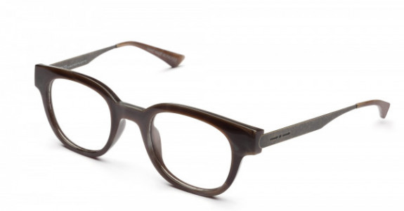 Italia Independent Andy Eyeglasses, Dark Brown Glossy Acetate .044.041
