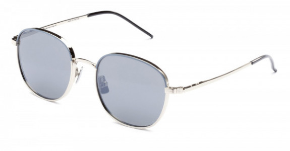 Italia Independent Joanna Sun Sunglasses, Silver/Mastic (Mirrored/Silver) .075.070