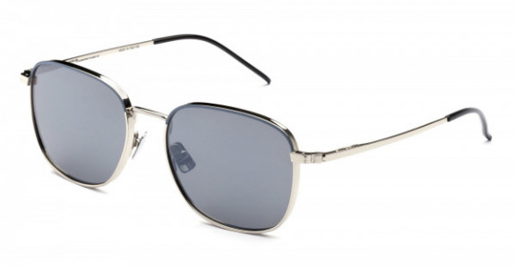 Italia Independent Elliot Sun Sunglasses, Silver/Mastic (Mirrored/Silver) .075.070