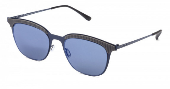 Italia Independent 0258 Sunglasses, Dark Blue (Mirrored/Blue) .021.000