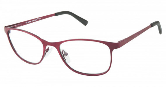 New Globe L5170-P Eyeglasses, BURGUNDY