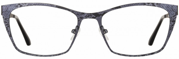 Cinzia Designs CIN-5098 Eyeglasses, 1 - Charcoal / Python