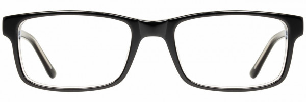 Michael Ryen MR-284 Eyeglasses, 1 - Black / Crystal