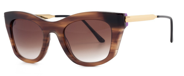 Thierry Lasry SUPREMACY Sunglasses, Brown Horn & Purple